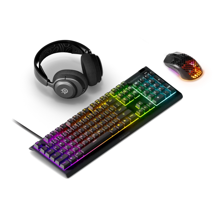 Arctis Nova 5 + Apex 3 US + Aerox 3 Wireless (2022)