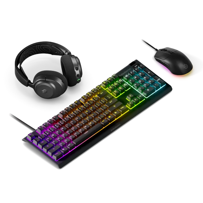 Arctis Nova 3P Wireless + Apex 3 US + Rival 3 Gen 2