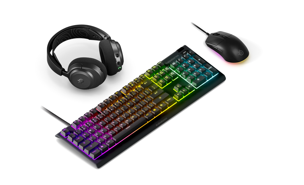 Arctis Nova 3P Wireless + Apex 3 US + Rival 3 Gen 2