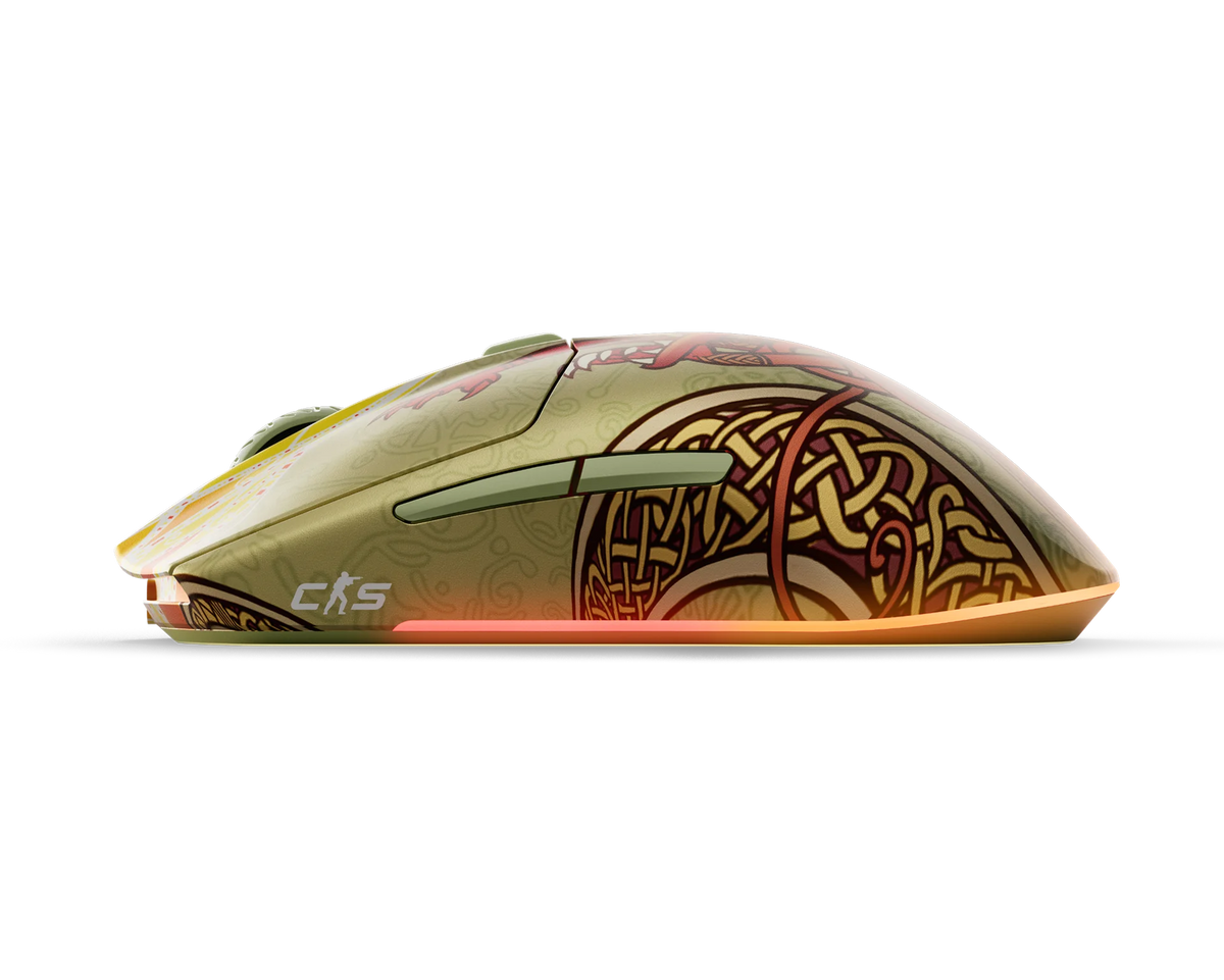 SteelSeries Wireless Gaming Mouse CS2 Dragon Lore Edition