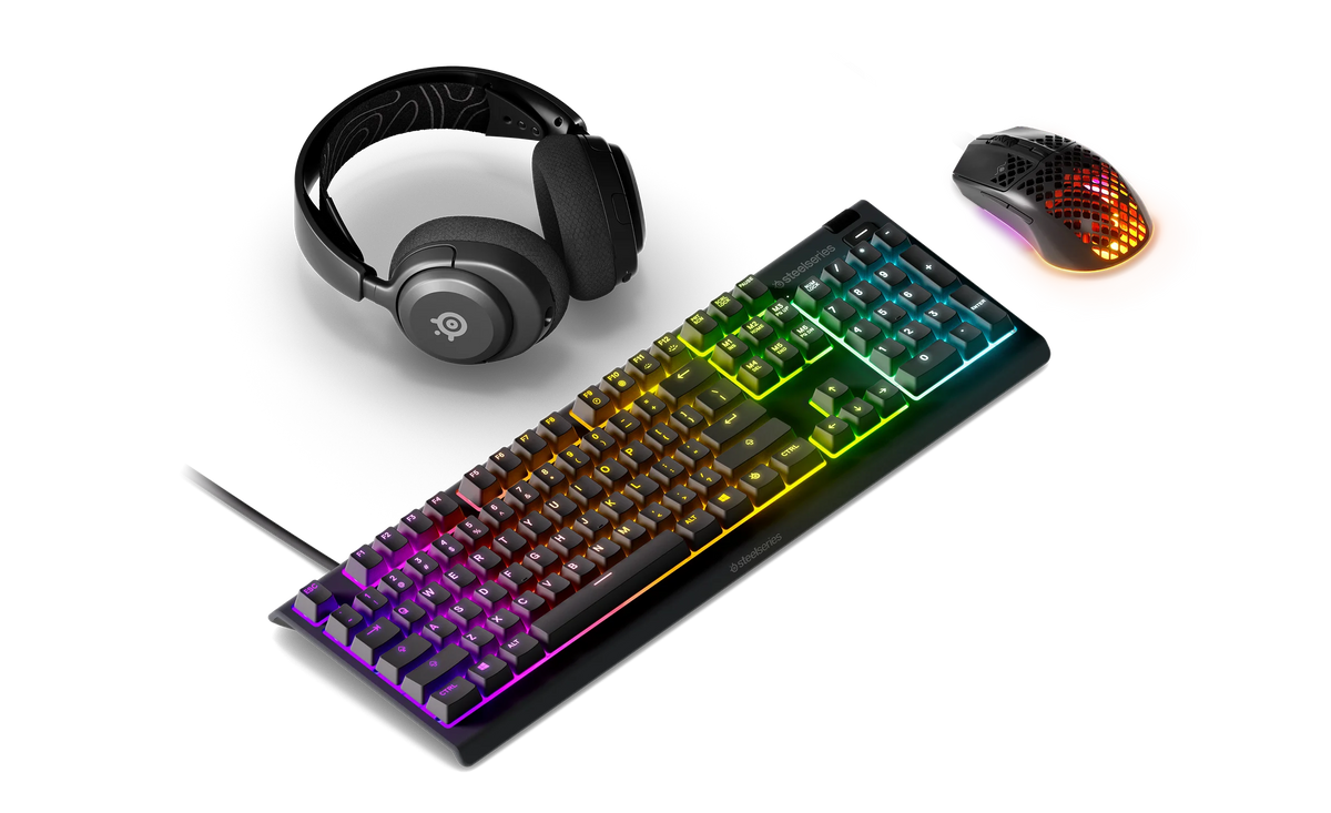 Arctis Nova 5 + Apex 3 US + Aerox 3 Wireless (2022)